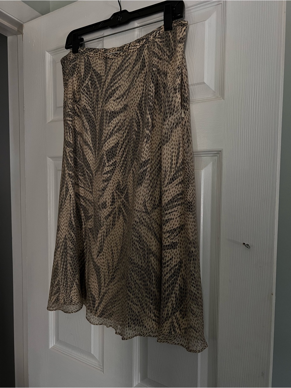 Talbots lined skirt -silk